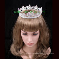 2016 Crystal Rhinestone Corona Completamente Redonda Tiara